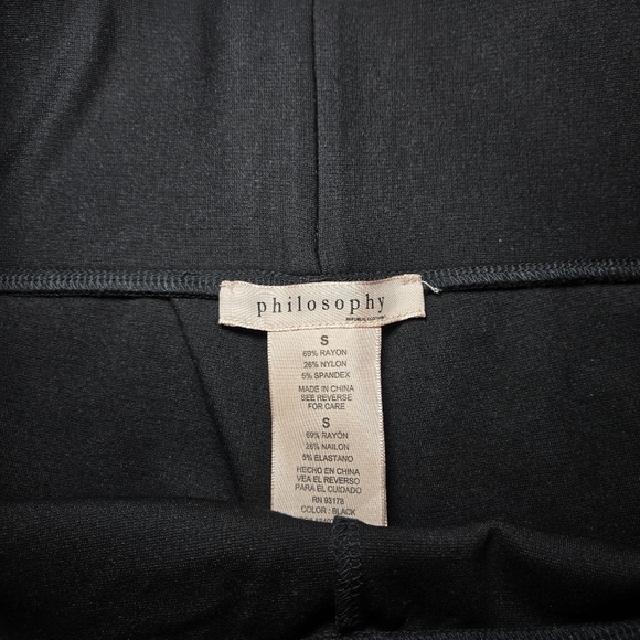 NWT Philosophy Leggings - Black - Picture 4 of 7